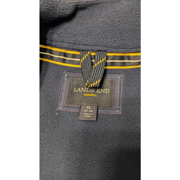 Men's Lands' End Jacket XL Navy - Picture 6 of 7